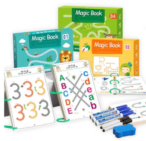 Caderno de Traço e Desenho Infantil Magic Book- Últimas Unidades 🔥